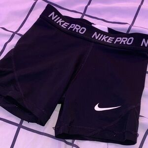 Nike Kids Black Pro Shorts